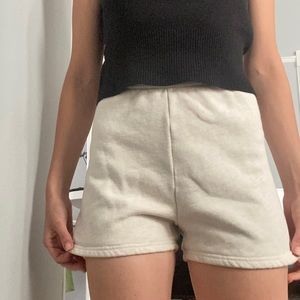 Los Angeles Apparel cotton fleece shorts